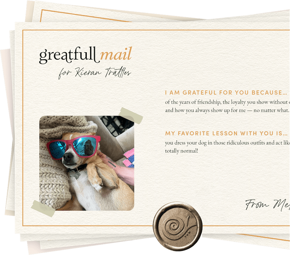 An example greatfull card